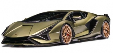 11046 Lamborghini Sian FKP 37 matt olive green 1:18